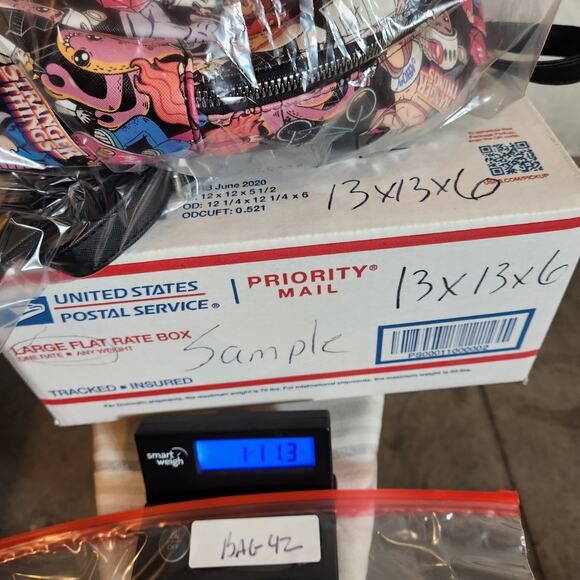 STRANGER THINGS by BIOWORLD  Multi Chibi Characters 12" x 10" x 4" Mini Backpack - Picture 12 of 12